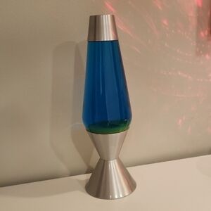 Blue and Green Lava Lamp